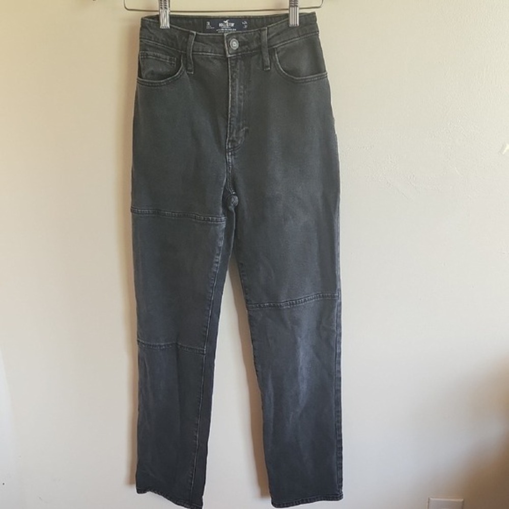 Hollister Ultra High-Rise Dad Jeans, Washed Black 24/31